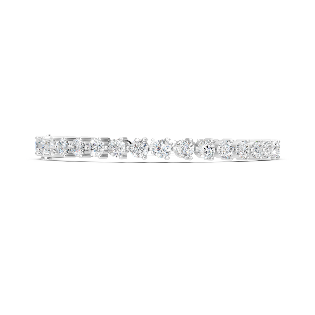 Moissanite Tennis Bracelet: 925 Sterling Silver Wedding Jewelry