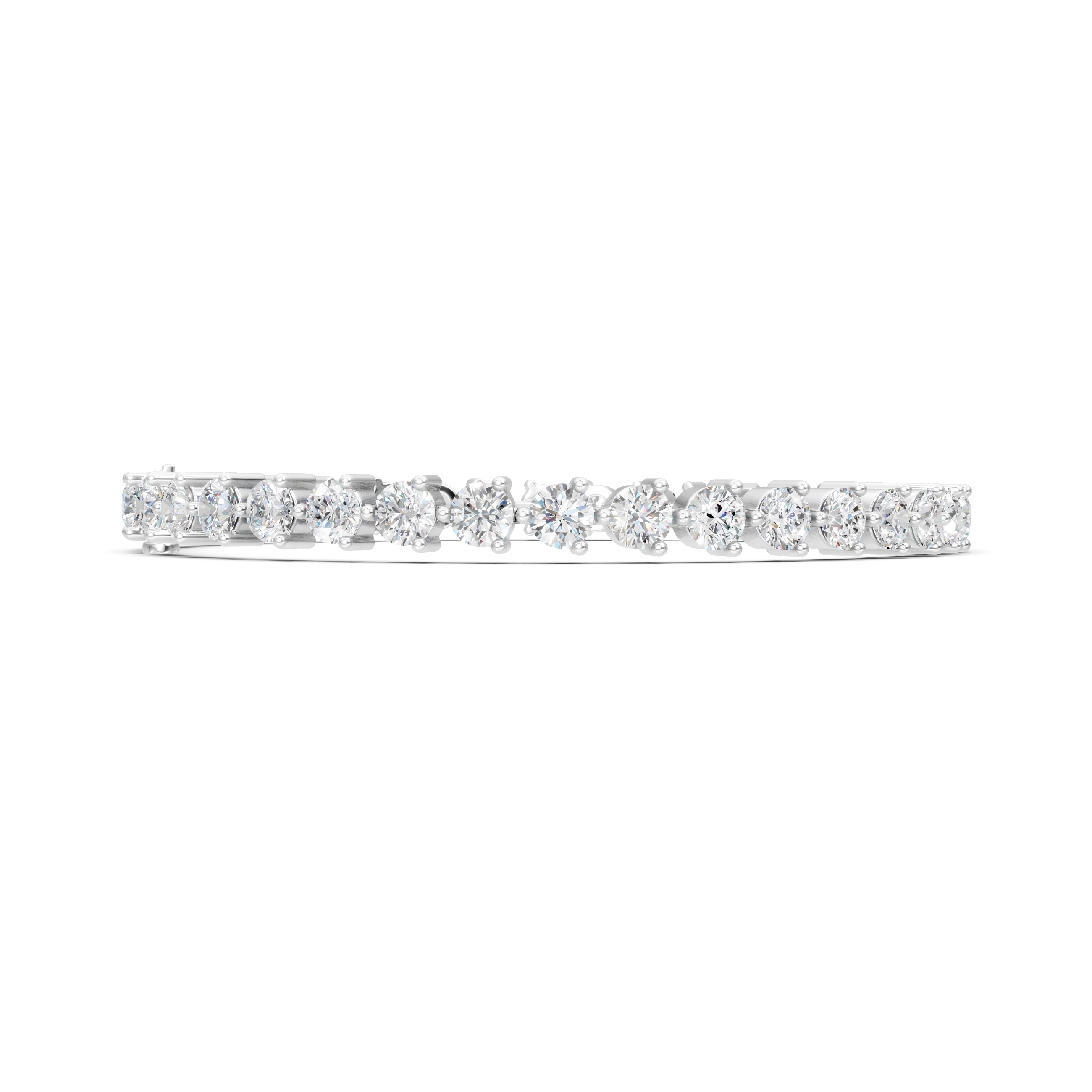 Moissanite Tennis Bracelet: 925 Sterling Silver Wedding Jewelry