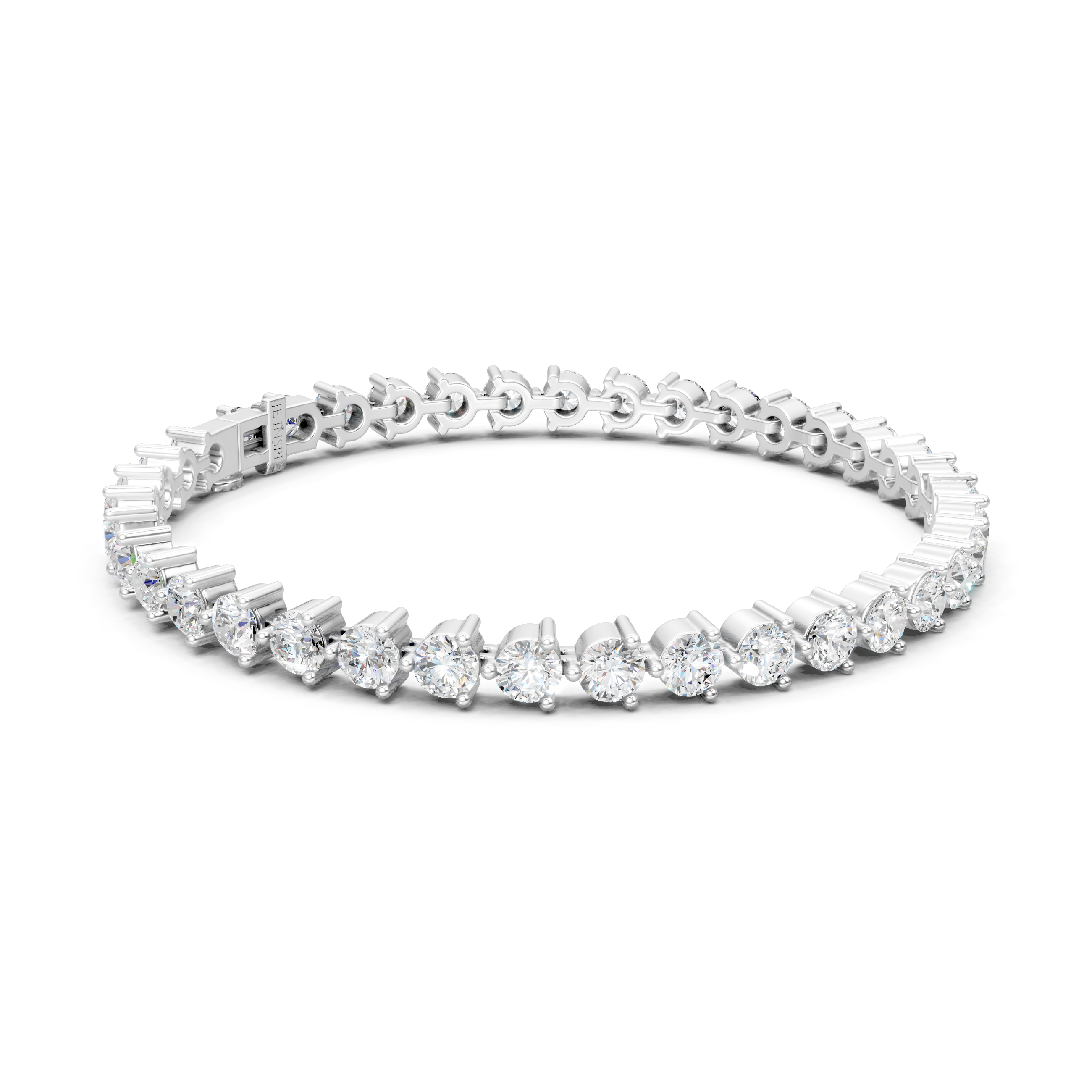 Moissanite Tennis Bracelet: 925 Sterling Silver Wedding Jewelry