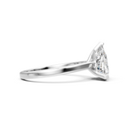 2ct Trillion Moissanite Engagement Ring