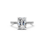 2ct Radiant Cut Moissanite Ring