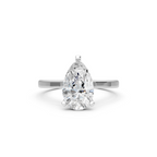 2ct Pear Cut Moissanite Engagement Ring