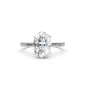 2ct Oval Moissanite Engagement Ring