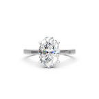 2ct Oval Moissanite Engagement Ring