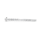Hexagon Moissanite Tennis Bracelet, Prong Setting