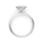 2CT Heart Moissanite Engagement Ring
