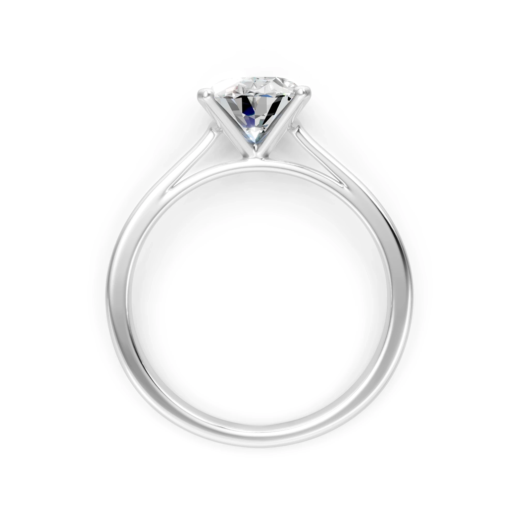 2ct Oval Moissanite Engagement Ring