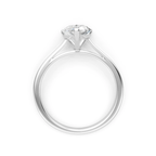 2ct Pear Cut Moissanite Engagement Ring