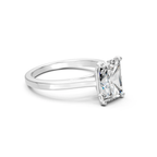2ct Radiant Cut Moissanite Ring