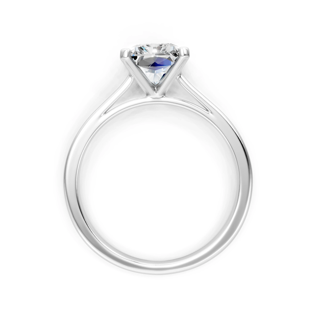 2ct Radiant Cut Moissanite Ring
