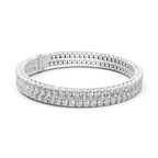 Pear Cut Moissanite Tennis Bracelet - Classic Prong Setting