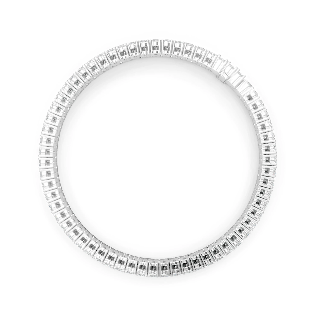 Pear Cut Moissanite Tennis Bracelet - Classic Prong Setting