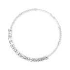 Multi-Cut Moissanite Tennis Bracelet: Mixed Shape Wedding Jewelry