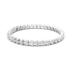 Heart Cut Moissanite Tennis Bracelet - Bridal Wedding Jewelry