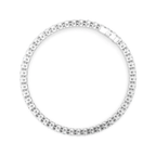 Hexagon Moissanite Tennis Bracelet, Prong Setting