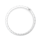 Asscher Cut Moissanite Tennis Bracelet: Bridal Wedding Jewelry