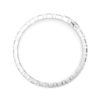 Emerald Cut Moissanite Tennis Bracelet, Prong Setting