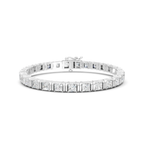 Princess Cut Moissanite Tennis Bracelet: Engagement Wedding Jewelry